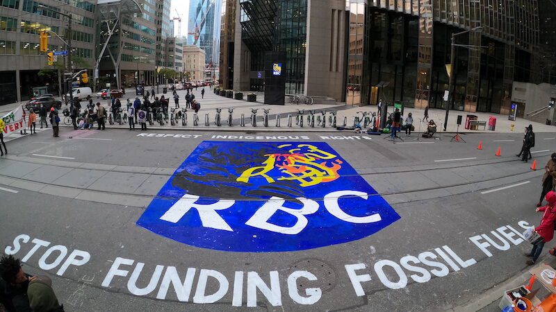 RBC Stop Funding Fossil Fuels Rally